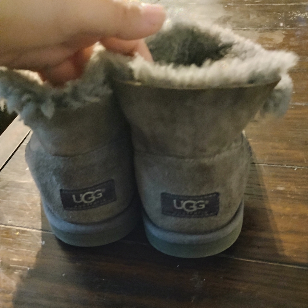 UGG Gray Faux-Shearling Lined Boot - Picture 2 of 5